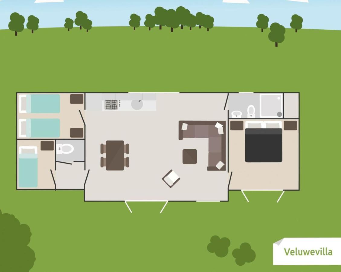6-Persoons Veluwe Villa Voorthuizen Exteriér fotografie